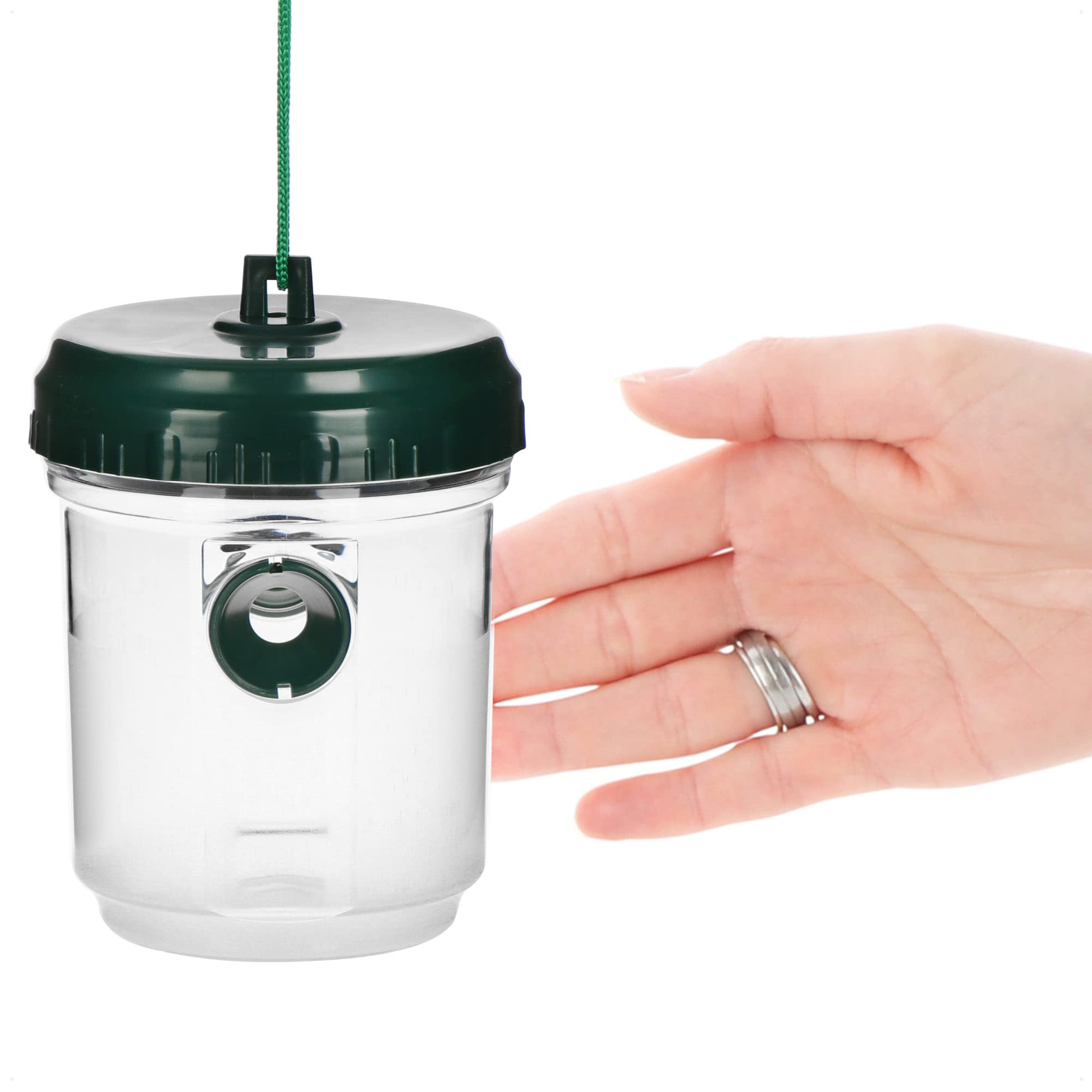 com-four® 2 zywolowne pulapki na osy, naturalna ochrona na zewnatrz | do zawieszenia lub postawienia - dzialanie 360°