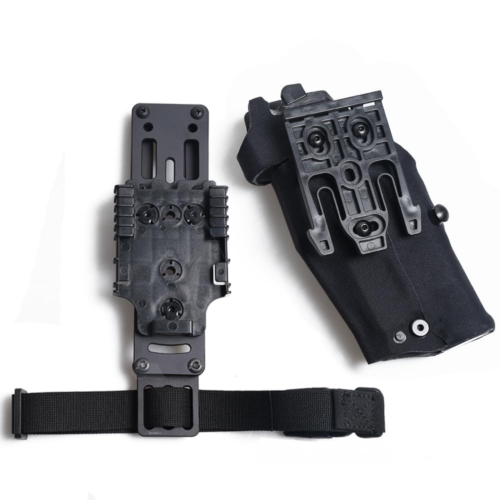 ACEXIER Holster Pistolet Tactique ALS Locking Compatible G17 + X300 Lamp Metal Modular Gun Holster Adapter Hunting Airsoft Gear