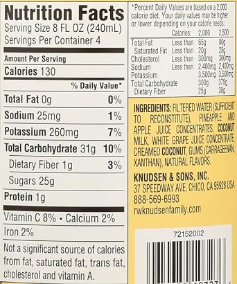 (NOT A CASE) Pineapple Coconut Juice