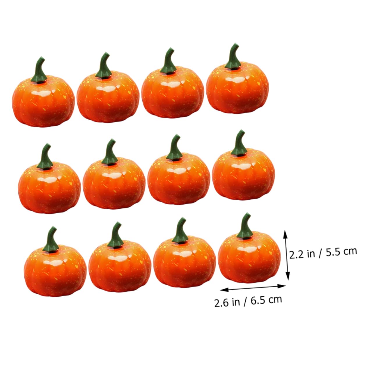 NOLITOY 12pcs Pumpkin Model Halloween Decor Crafts Supplies Home Items Halloween Fake Pumpkin Fall Home Decor Halloween Party Supplies Photography Prop Halloween Props Halloween Ornaments