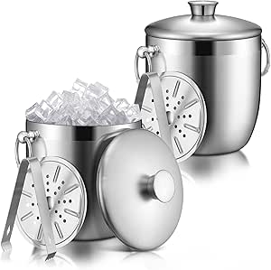 Yeti Ice Bucket Stainless Steel Doublewall Insulated Quart Ice