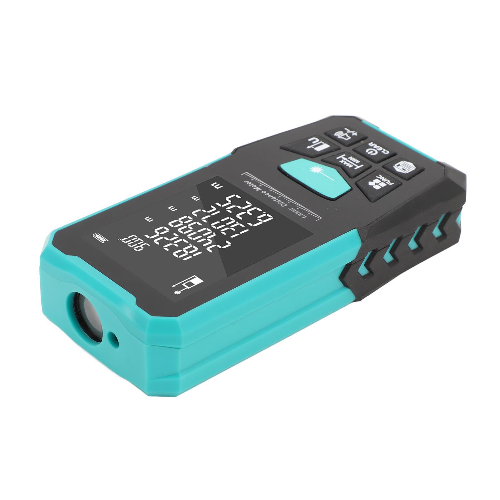 Medidor de Distancia láser de Alcance de 120 Metros con clasificación IP54: Herramienta de medición Recargable por USB con Pantalla retroiluminada de 2,4 Pulgadas y Sensor de