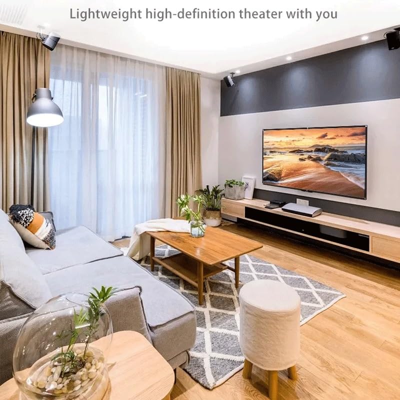 Pantalla de proyección portátil y fácil de limpiar para interiores y exteriores miniatura 5