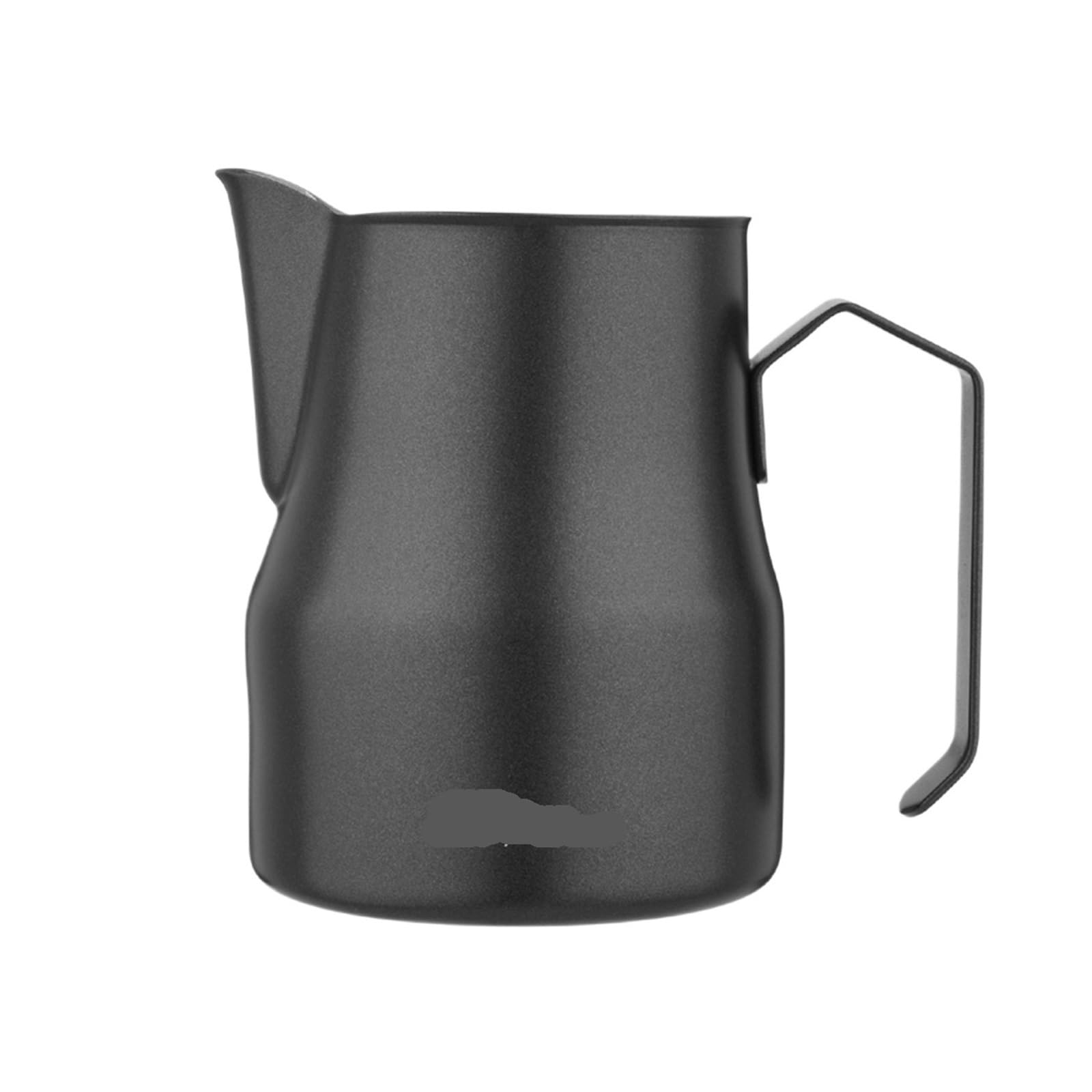 Compatible con jarra de café expreso, espuma acero inoxidable, leche, capuchino, Latte Art Cup(Black-350ml)