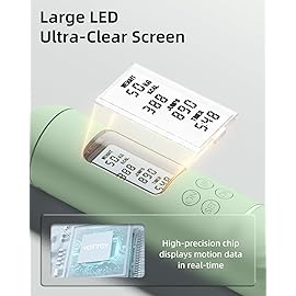 YOTTOY Cordless Jump Rope with Counter - Ropeless Jump Rope 2 In 1 with Large Cordless Ball-Weighted for Women with LCD Display (Green)