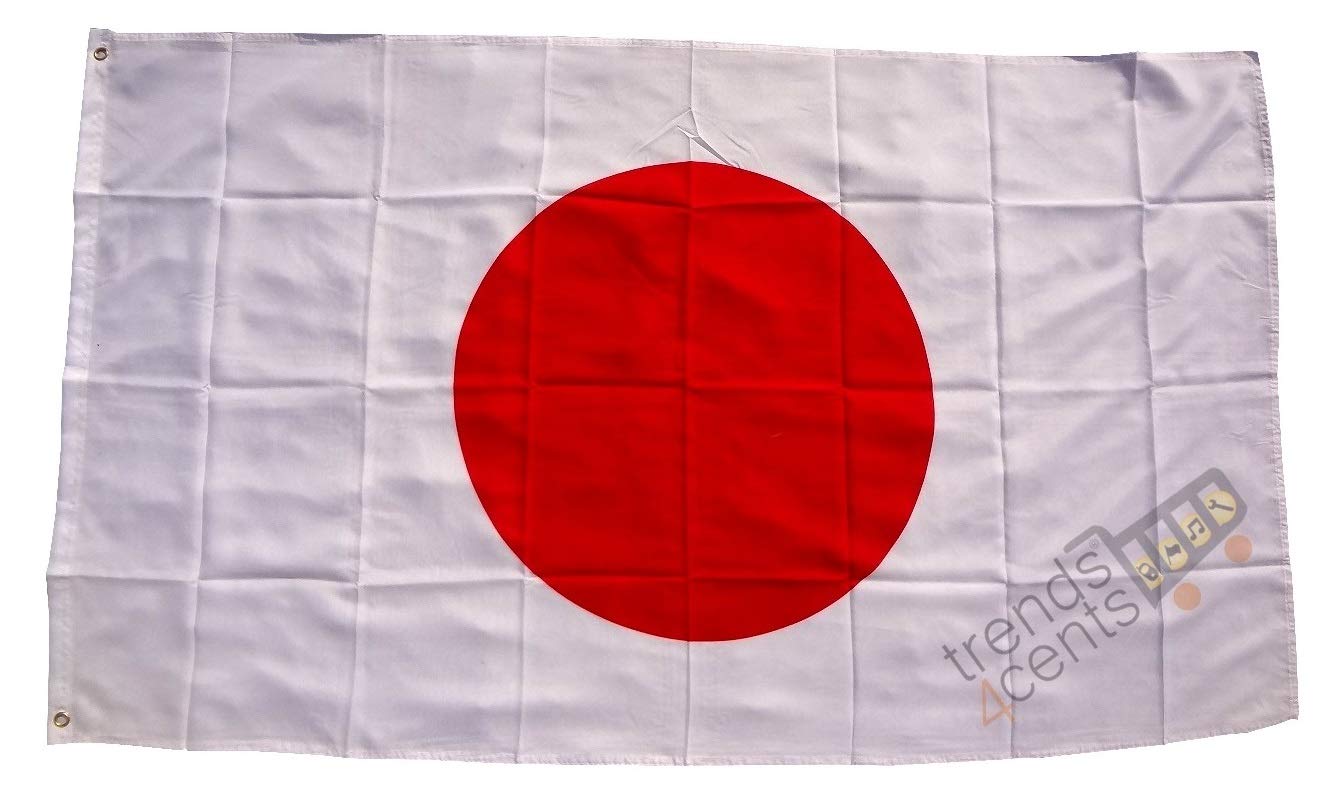 Bandiera Giappone Guerra XXL 150x250 Cm - Poliestere Resistente Con Occhielli In Ottone - 5
