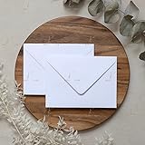 50 x C5 White Envelopes for A5 Greeting Cards Christmas Cards Wedding Invitation Crafts 162x229mm - Image 2