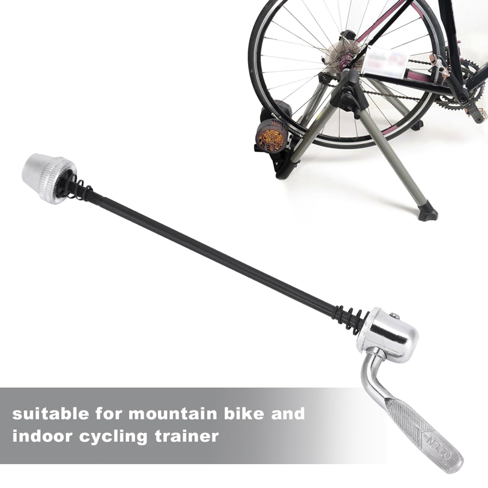 Pincho De Liberación Rápida, Pincho De Liberación Rápida para Entrenador De Bicicleta, Extremo Redondo Ligero De Acero para Entrenador De Ciclismo De Interior, Entrenador De Bicicleta De
