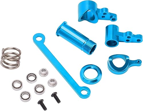 Miniatura 8 de Dilwe Kit de nudillos de dirección RC, conjunto de dirección de aleación de aluminio RC compatible con LC RACING 1/14 WLToys 1/14 144001 124018