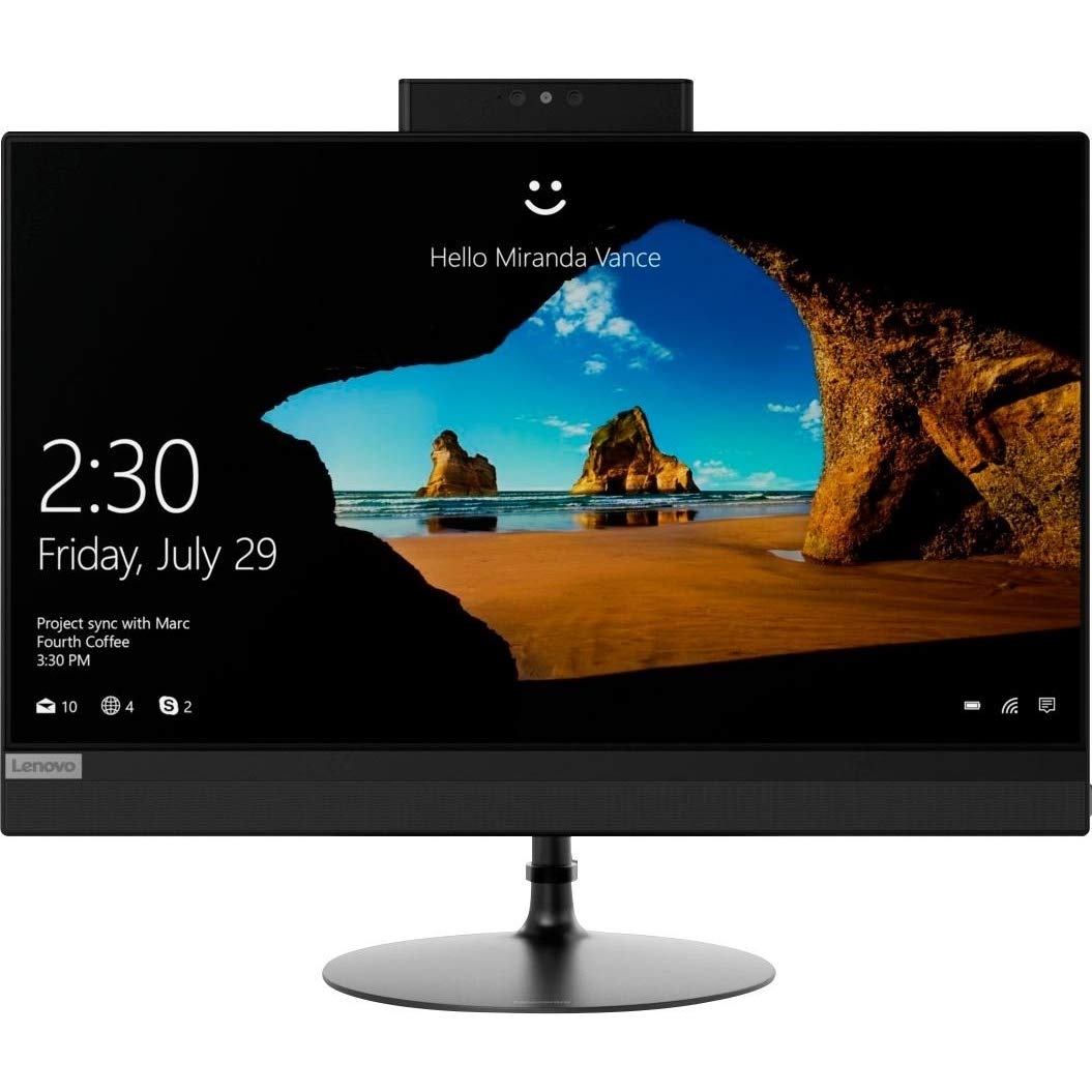 Lenovo IdeaCentre 520-22IKU 21.5" Touch 8GB 1TB Intel Pentium 4415U, Black (Renewed)