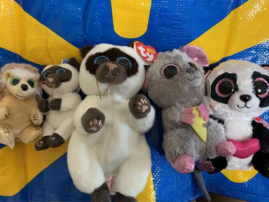 Tyぬいぐるみ セット Amazon.co.jp: ty ぬいぐるみ キーホルダー 5個セット タグ付き : おもちゃ