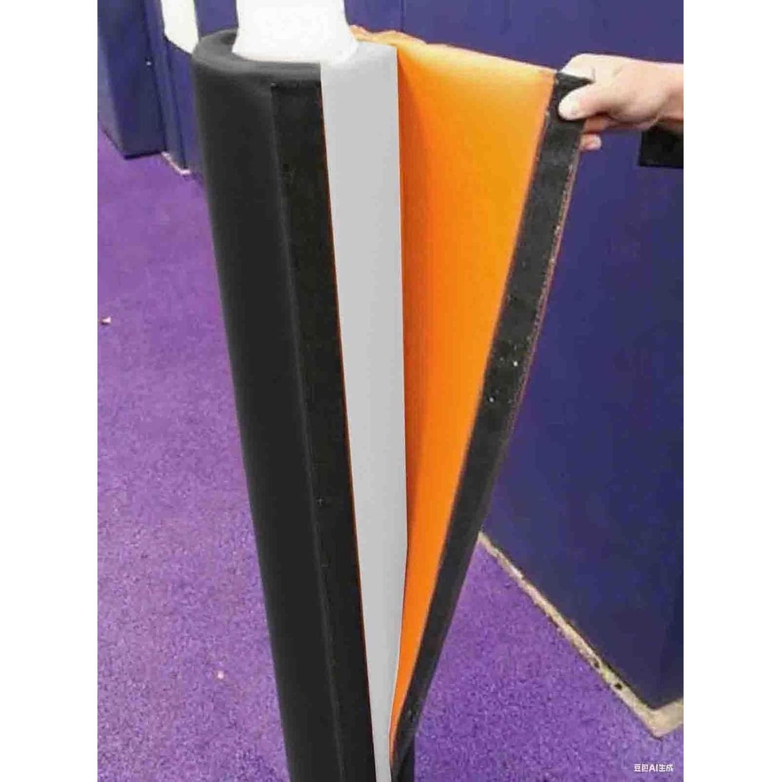 Genérico Protectores Resistentes para Postes y columnas de Baloncesto - De 1,2 a 2,4 m de Altura, revestimientos para Postes de Interior/Exterior para Aros de 5 a 25 cm de diámetro, máxima protección
