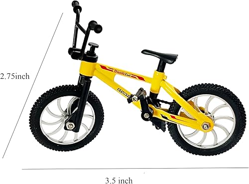 Miniatura 8 de BMX Toys - Juego de bicicleta de dedo de aleación BMX funcional para niños bicicleta de dedo mini dedo-BMX azul