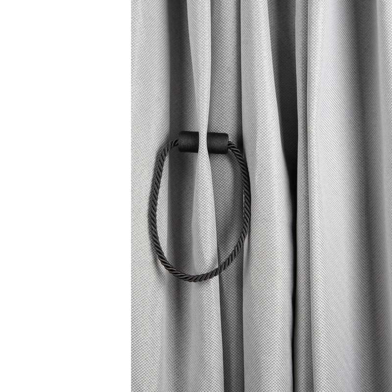 Gordijn stropdas ruggen 2 stuks blad kwastje macramé gordijn Tieback Handgeweven katoenen touw gordijn stropdas terug houder gordijn terughoudendheid woondecoratie (Tassel