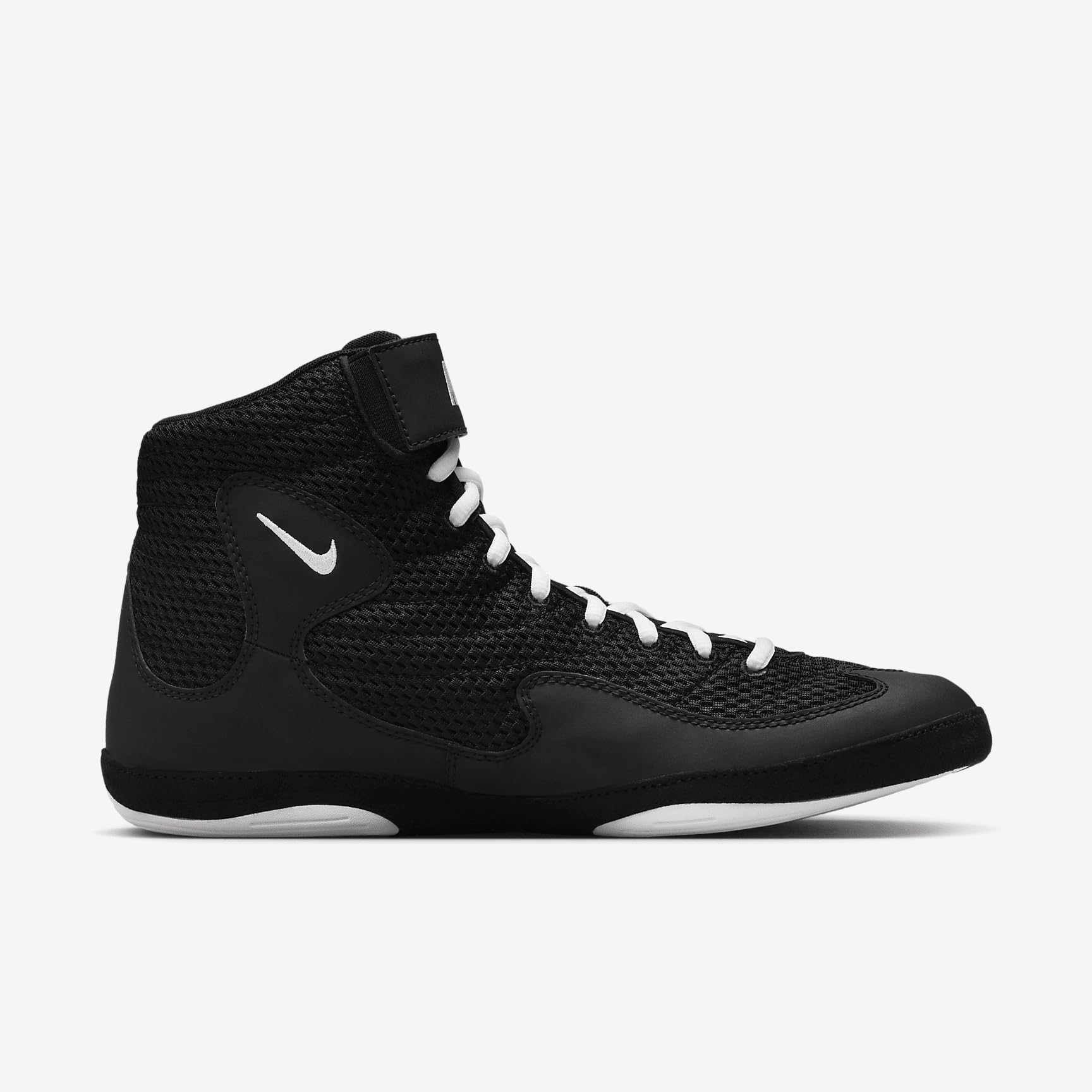 Nike Inflict - Zapatos de lucha libre (325256-006, negro/blanco/blanco)