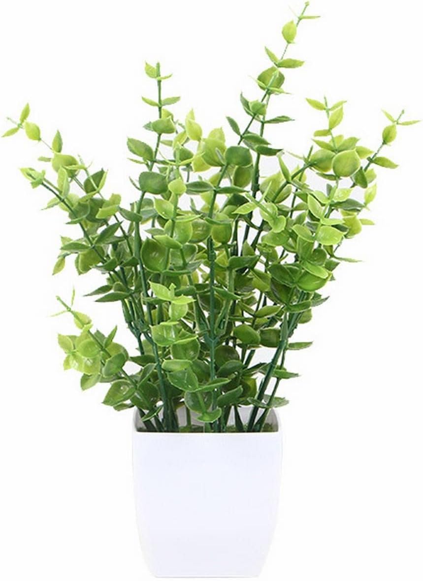 Artificial Bonsai in Pot Green Vines with Square Pot Green