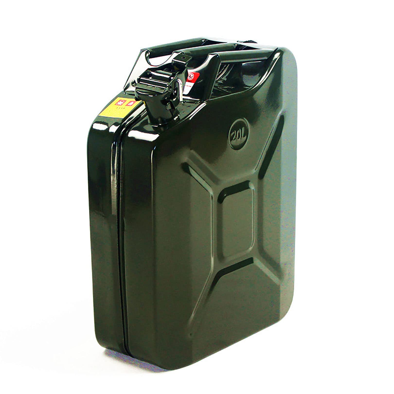 5,10,20,20 litres en Acier en Carbone/Entonnoir de Bec pour l'essence et l'huile Diesel () -Green