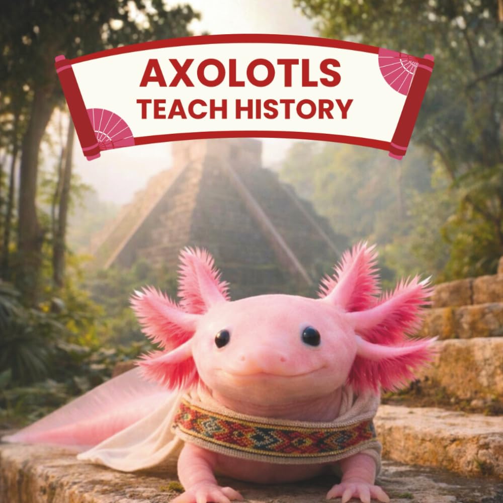 Axolotls Teach History: A Fun Journey Through Time for Curious Kids