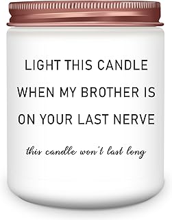 HOMSOLVER Sister in Law Gifts from Sister, Birthday Anniversary Christmas Engagement Bridal Shower Wedding Gifts for Sister in Law, Funny Lavender Candle Gift for Future Sister-in-Law Idea