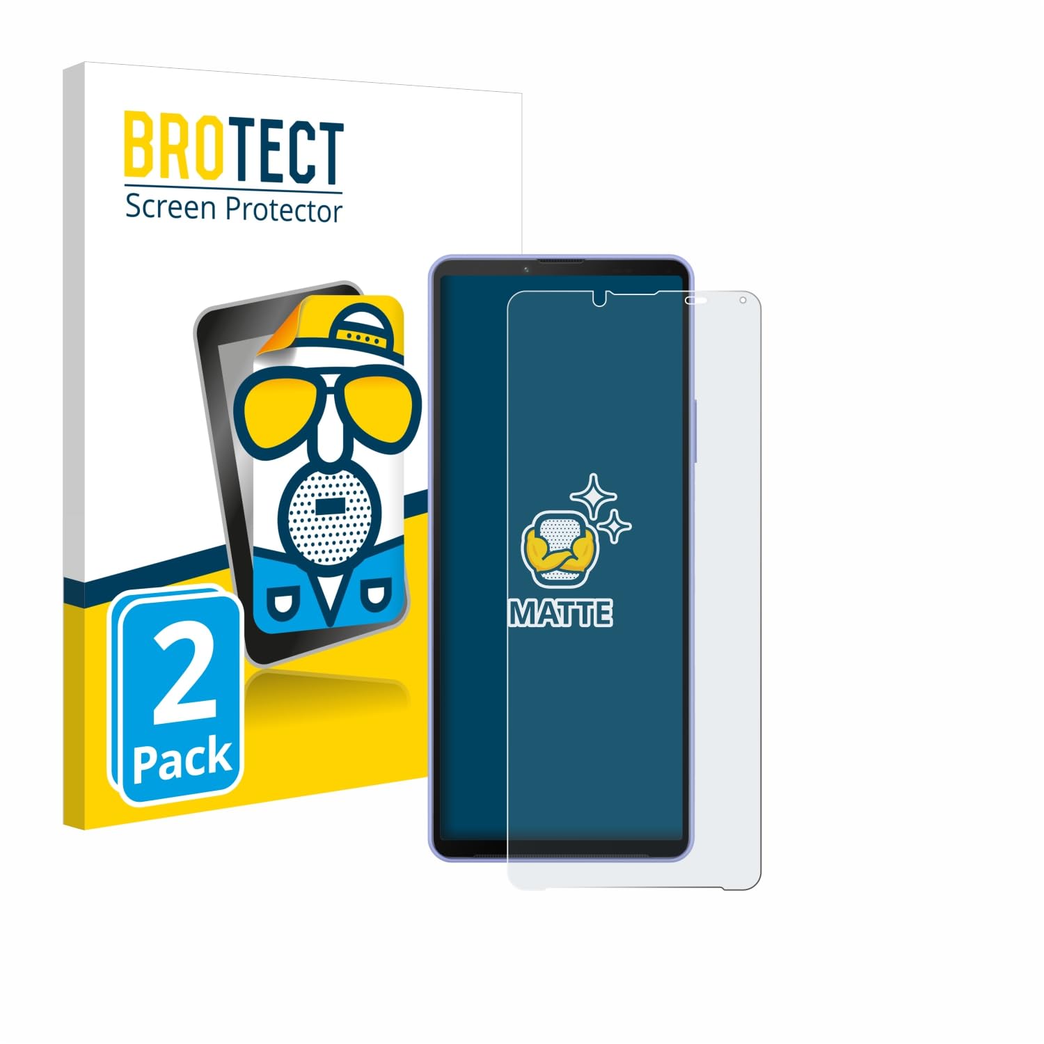 brotect Pellicola Vetro Opaca per Sony Xperia X Protezione Schermo [Anti- Riflesso, Durezza 9H