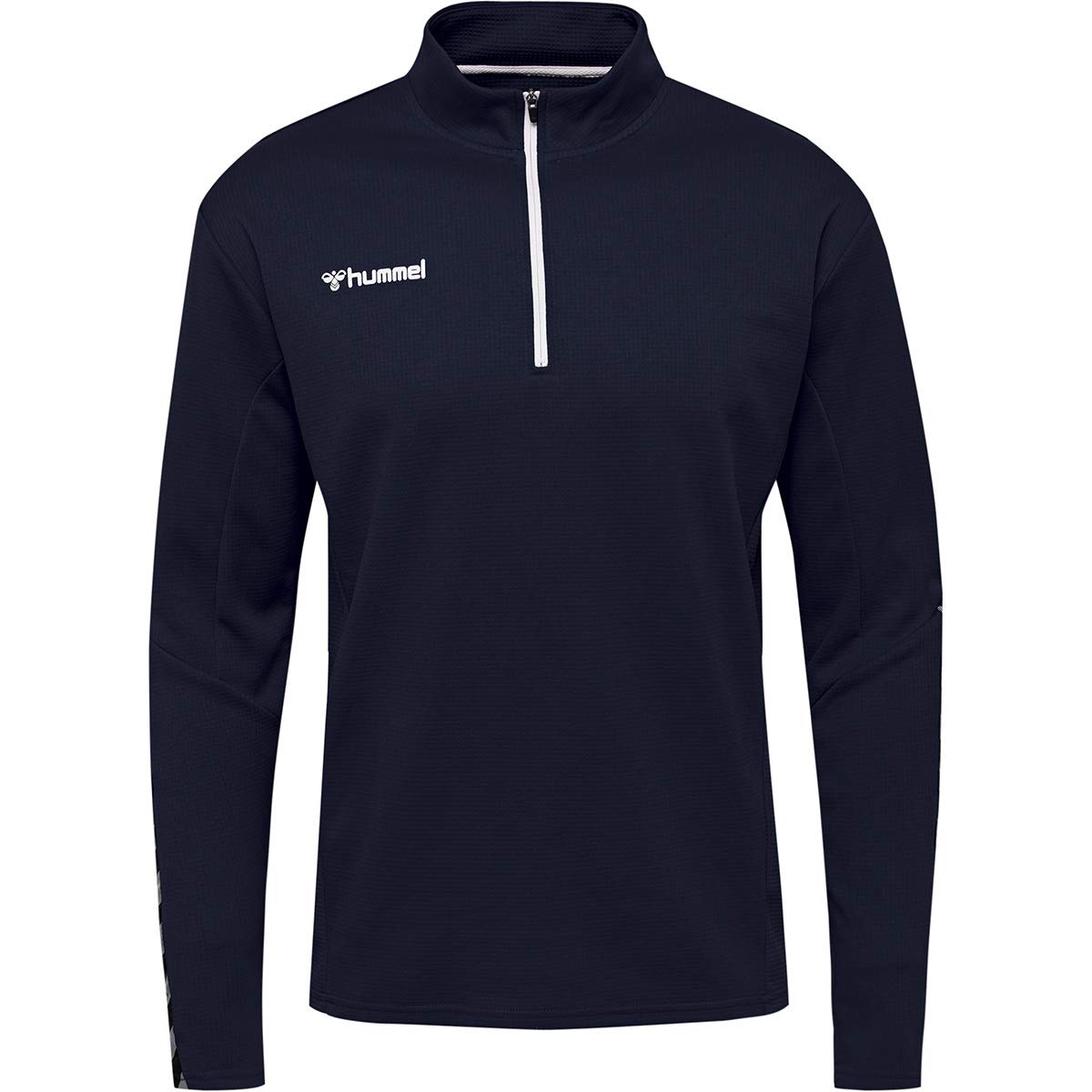 hummel, hmlAUTHENTIC HALF ZIP SWEATSHIRT, MARINE, XL - Image 3