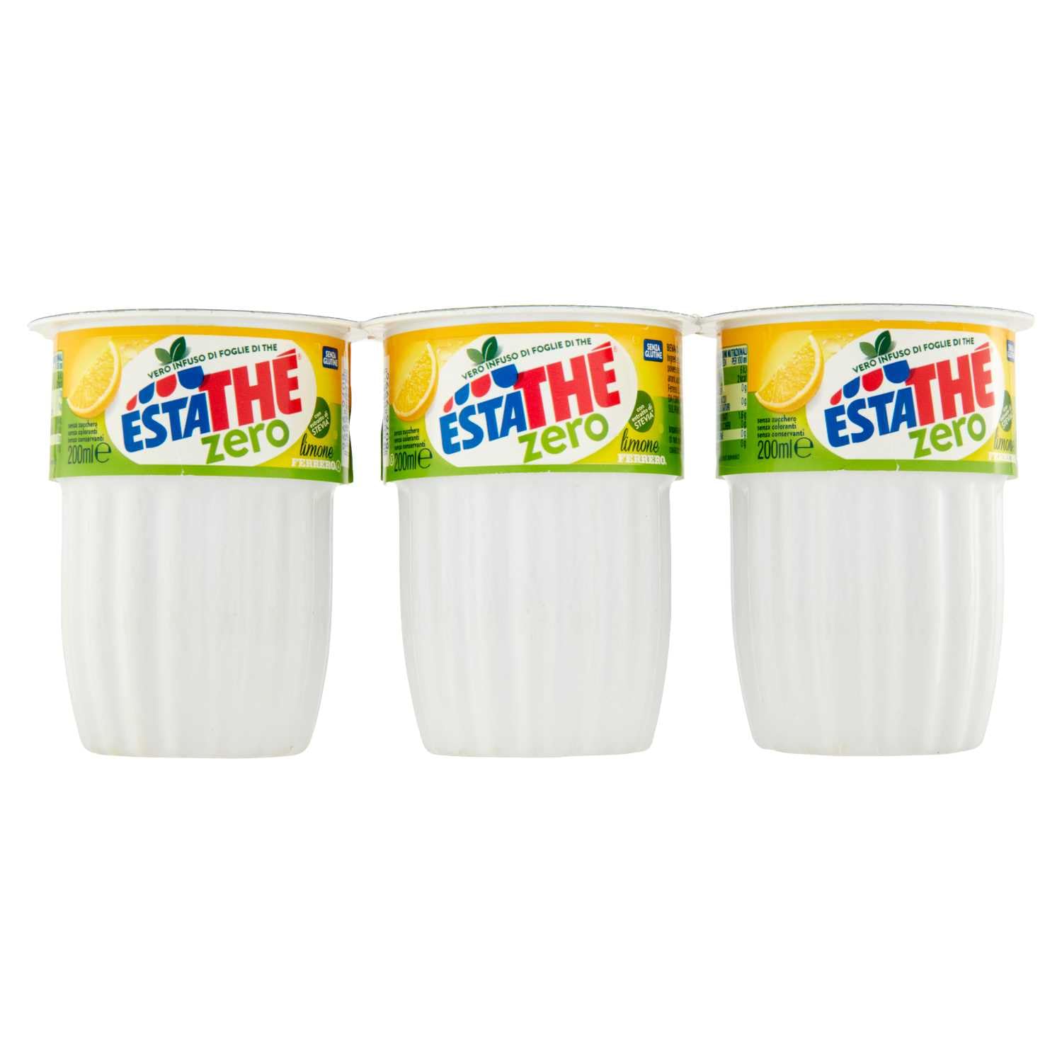 Italian Gourmet Thè Limone zero, tè senza zucchero Eistee Zitrone 72 x 20cl | Priva di conservanti e coloranti artificiali; gekühlt erfrischend für, Gesamtnettogewicht 14,4 L + Kostenlos Polpa 400g