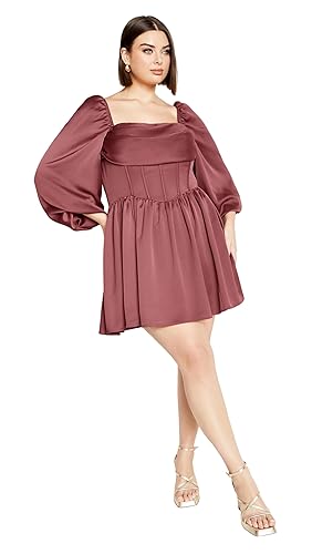 City Chic Women's Plus Size Dress - Flirty Corset