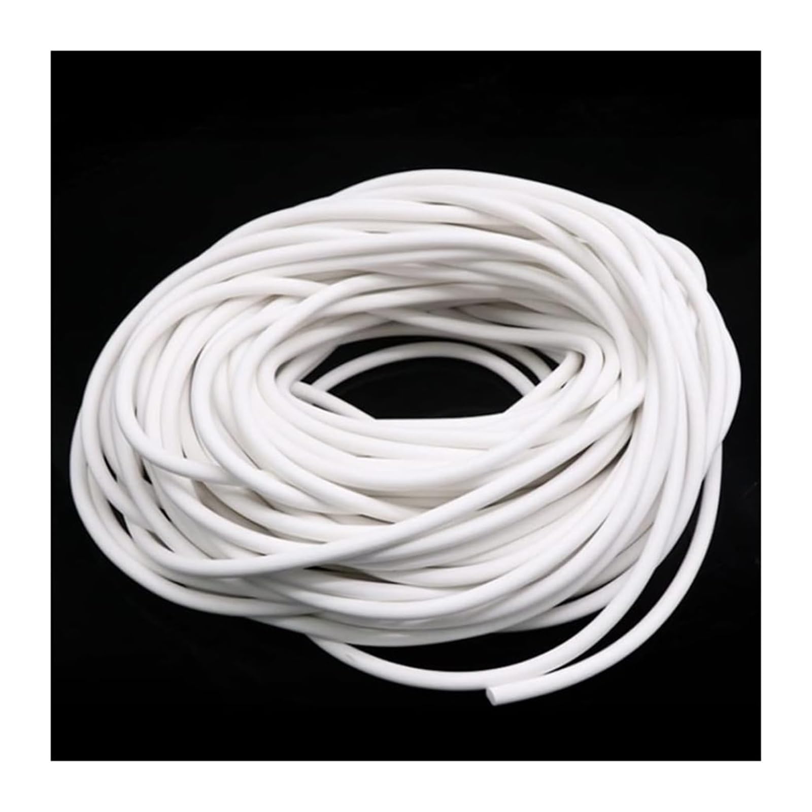 Silicone Foam Seal Strip, Silicone Rubber Sponge Sealing Strip White, Dia 1-9mm, Length 0.5-1m(Length 1m Dia 9Mm)