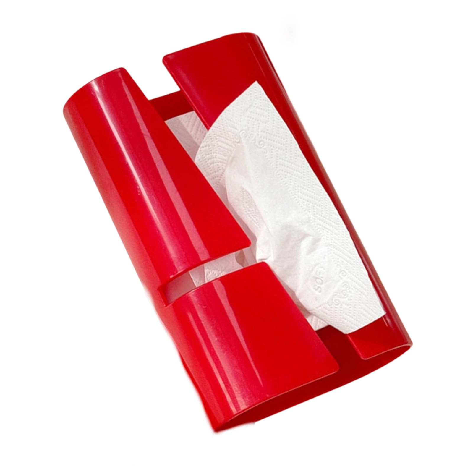Curved Design Desktop Tissue Box Holder ABS Materials Stylish Tissue Dispenser for Home Offices Decors Box Container