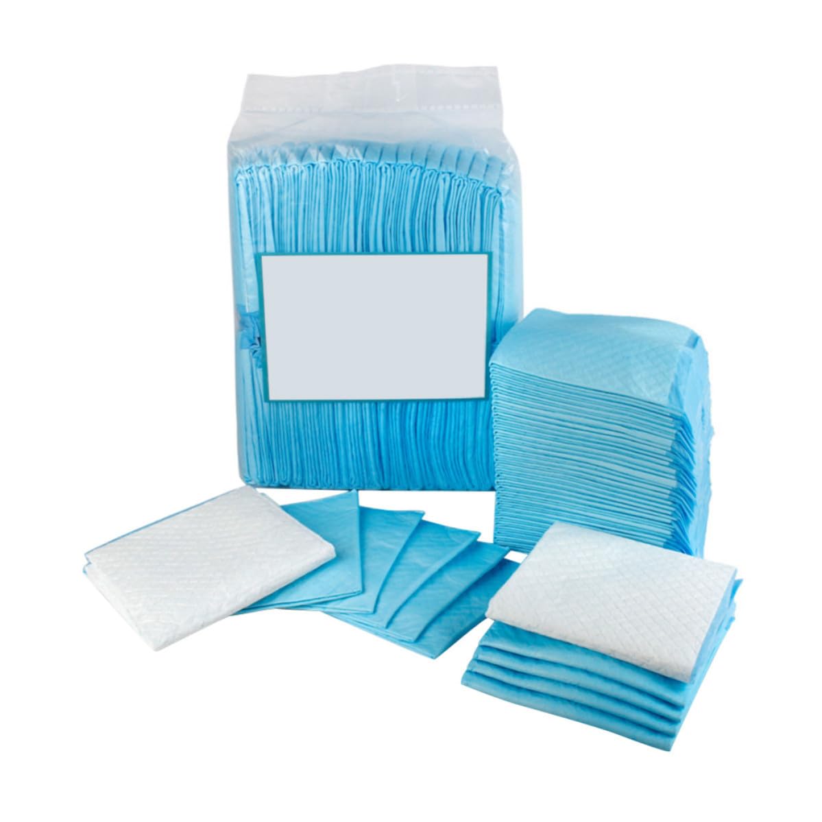 Tappetino Igienico per Cani Spessore Xl 20 Pezzi 60x90 Cm | Blu, Tessuto Non Tessuto, Uso in Addestramento Cuccioli e Auto, Confezione Singola