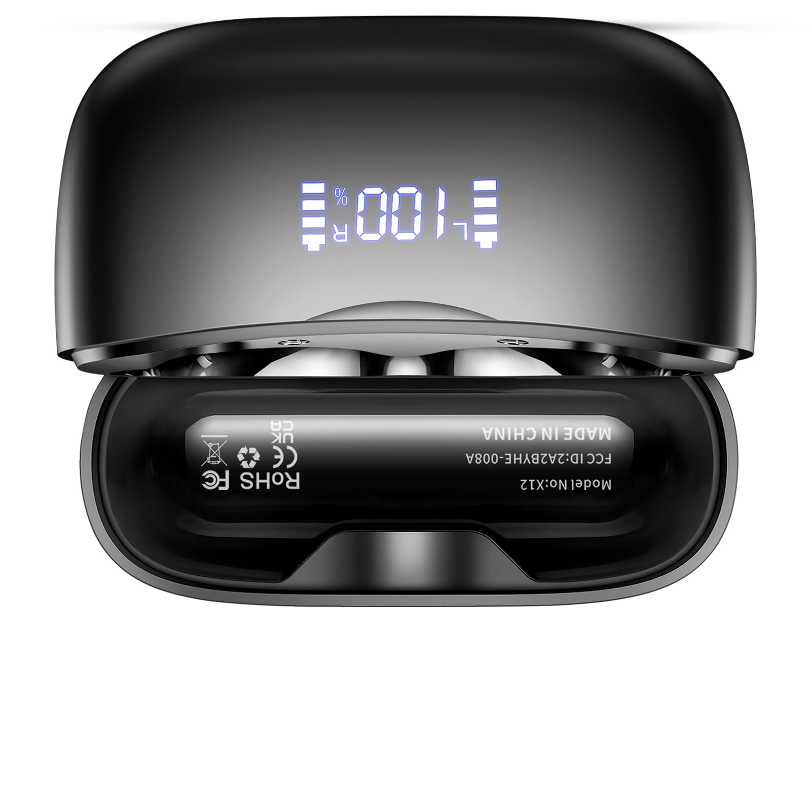 Auriculares Traductor en Tiempo Real, 3 in 1 AI Auriculares Traductor Bluetooth 5.4 Traductor Vocal AI Instantáneo 164 Idiomas, Traductor Instantaneo de Voz 7 Modos, 48 H cascos traductores de idiomas