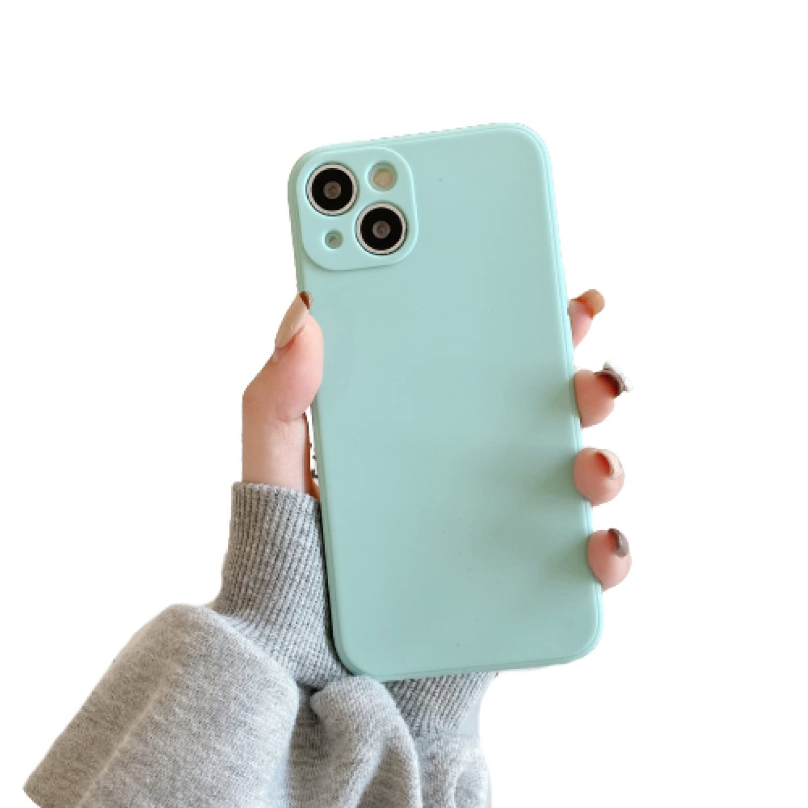 Amazon.co.jp: iPhone12Promaxケース 純色 ハート ソフト シンプル
