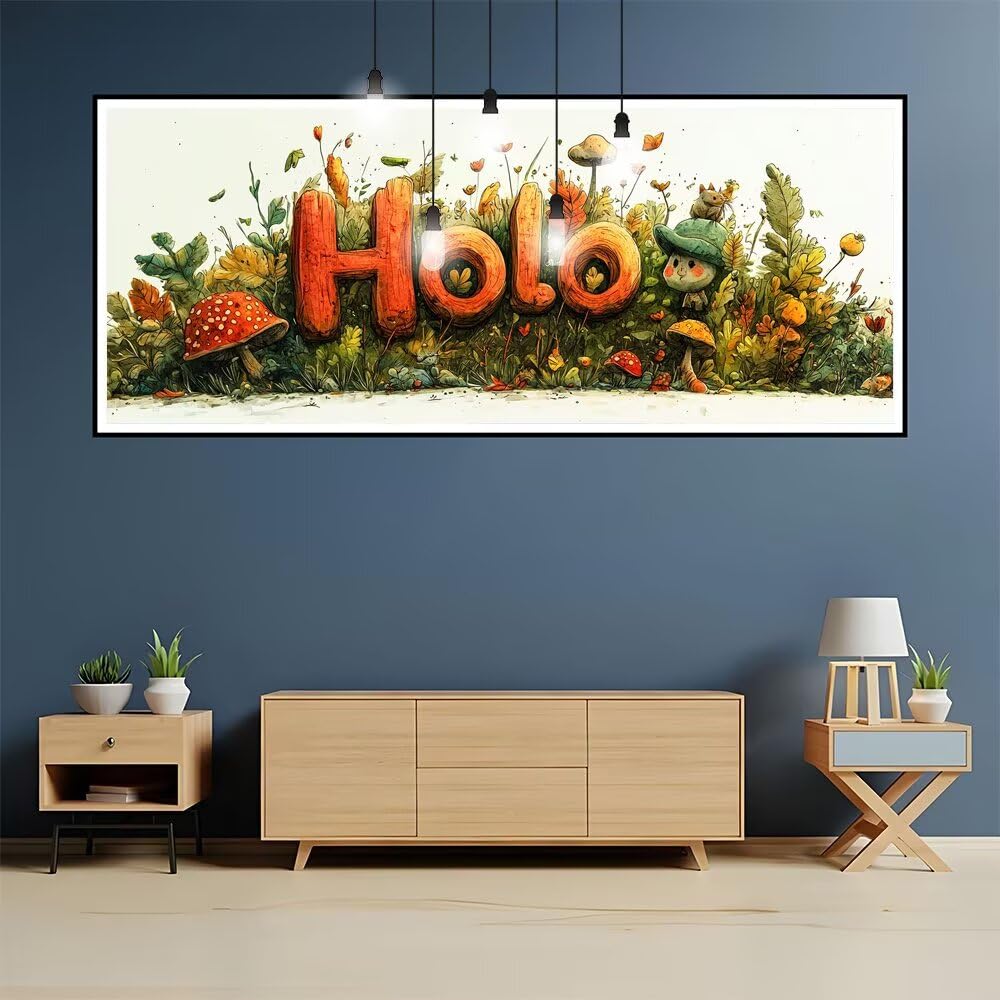 Zestawy do malowania diamentami 5D dla dorosłych, duże roślinne, diamentowe zestawy artystyczne, dla dorosłych, 250 x 100 cm, Hello Gem Arts and Crafts dla początkujących, zestaw do haftu krzyżykowego