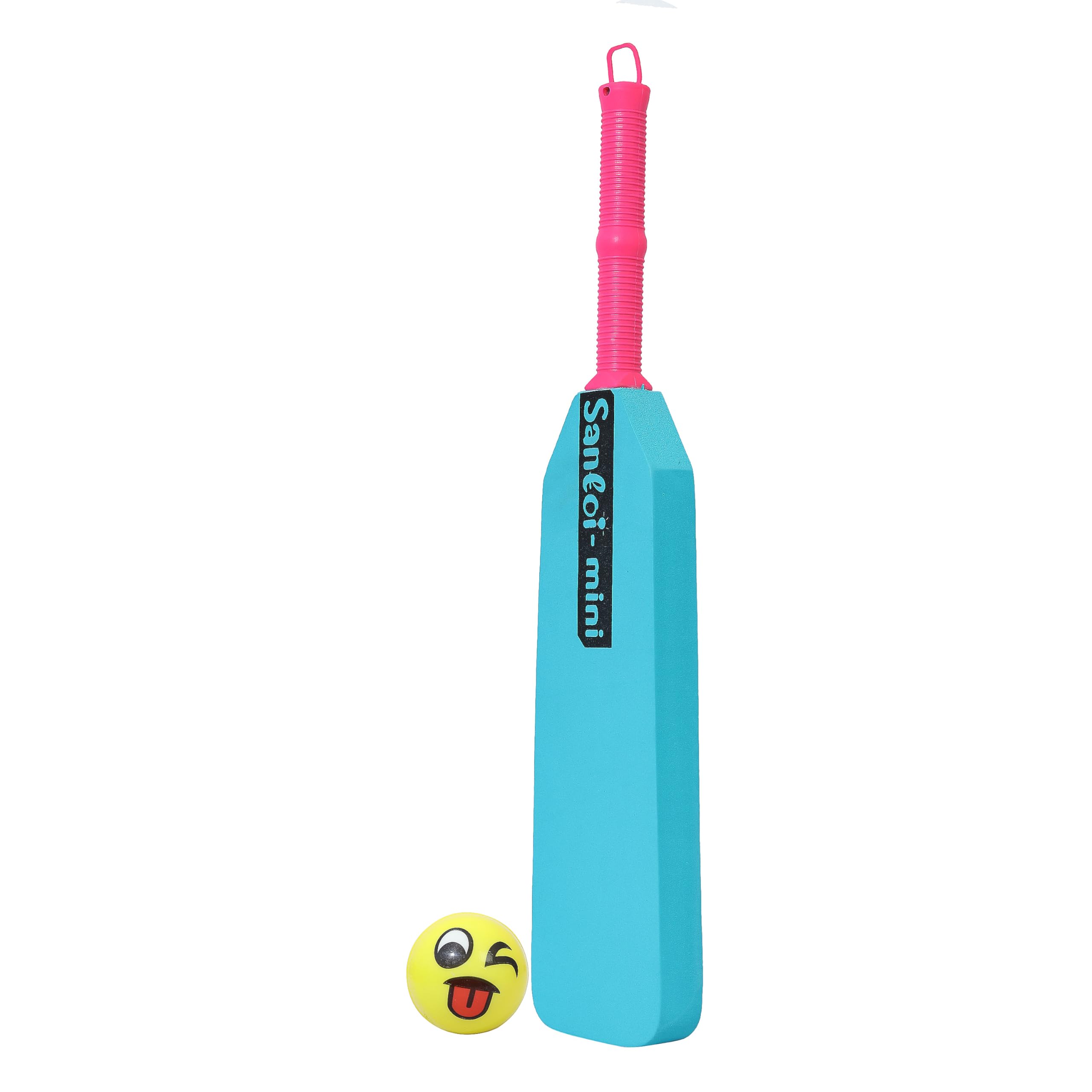 Knick Knack Santoi Cricket Bat and Ball Set for Kids, Easy-Grip Handle, Safe Non-Toxic, Perfect for Both Indoor & Outdoor Play, Designed for Kids Aged 3 Years (Green)-image-37