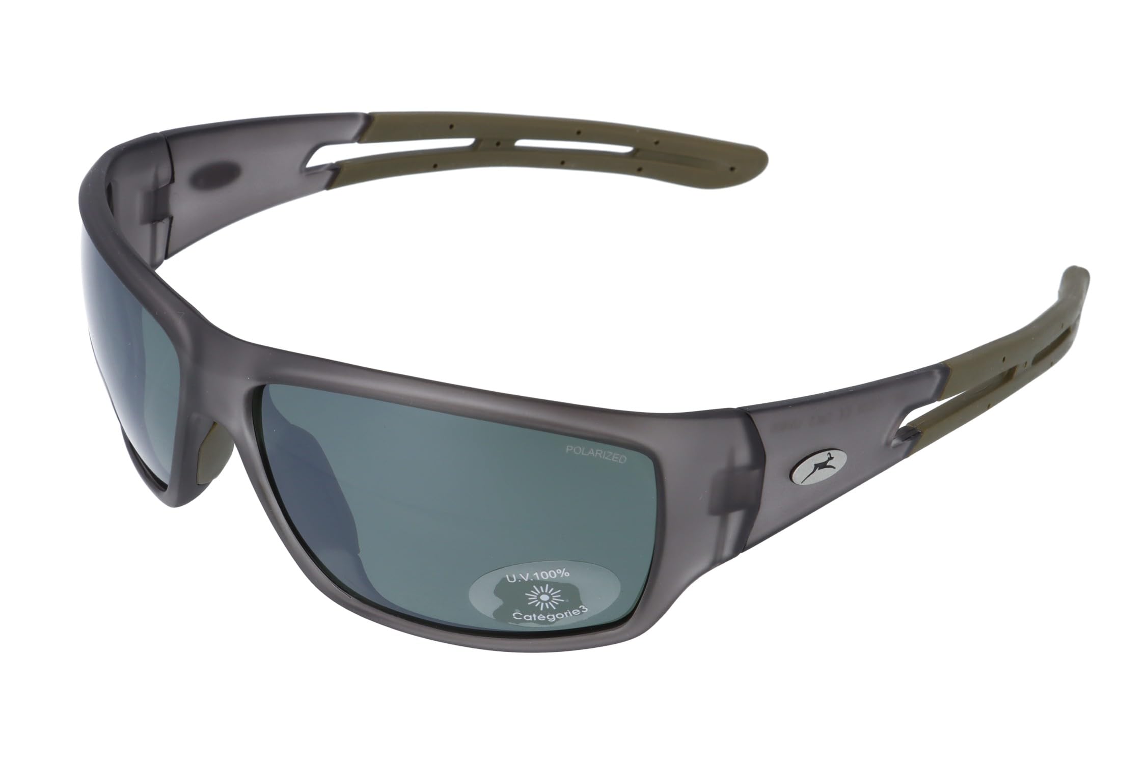 Gamswild WS7127 okulary przeciwsłoneczne polaryzacyjne GAMSSTYLE okulary rowerowe okulary narciarskie modne okulary damskie męskie unisex | szare | czarne | niebieskie |, kolor: szary
