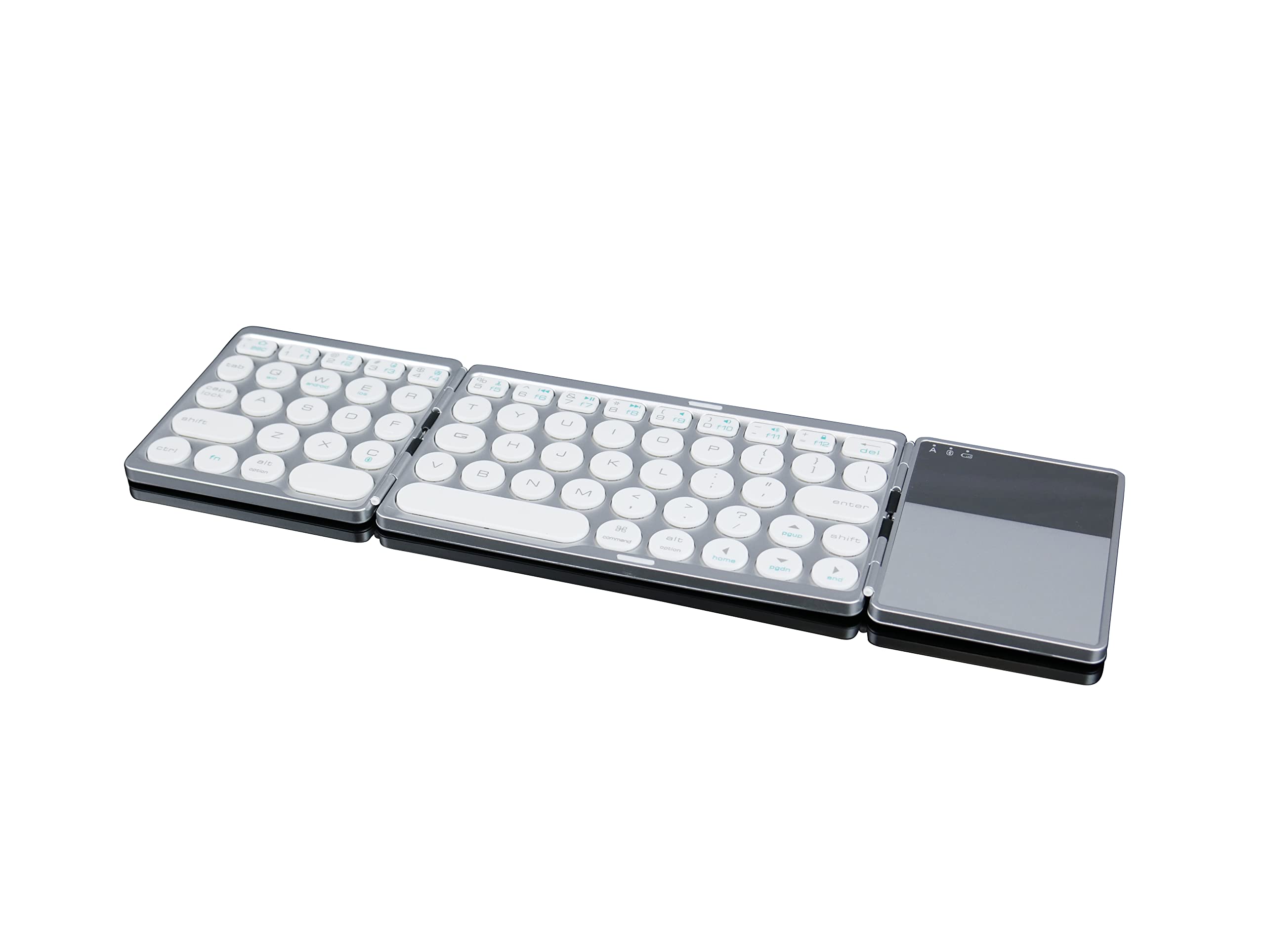HDWR typerCLAW-BS120 Tastiera pieghevole Bluetooth con touchpad | Tastiera da viaggio per tablet, smartphone, laptop e PC, compatta, silenziosa