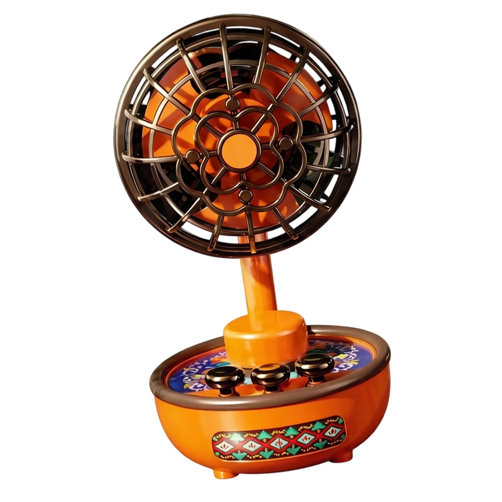 Kaeltsyn Desk Fan with Quiet Operate and 3 Wind Levels Rechargeable Air Circulators for Home Offices Room Enduring Portable Small Desk