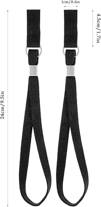 2-Pack Walking Stick Wrist Straps Adjustable Cane and Crutch Strap Leash for Seniors, Rehab, and Mobility Aid Use Universal Fit for Canes, Crutches, Walkers