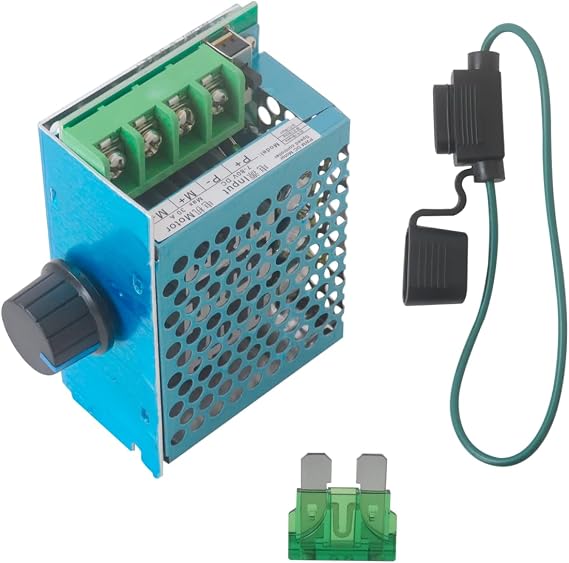 Wide Voltage DC Motor Controller 7-70V 30A PWM with Power Indicator by Norheirui
