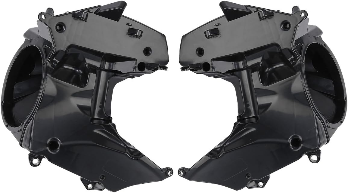 TCT-MOTORPARTS Inner Fairing Speakers Boxes Covers For Harley Touring Road Glide Special FLTRX FLTRU 2015-2023 Unfinished ABS