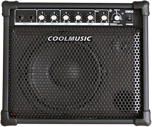 Miniatura 2 de Coolmusic DM30 30W Bluetooth Monitor Personal Amplificador Amplificador de Tambor Eléctrico Altavoz