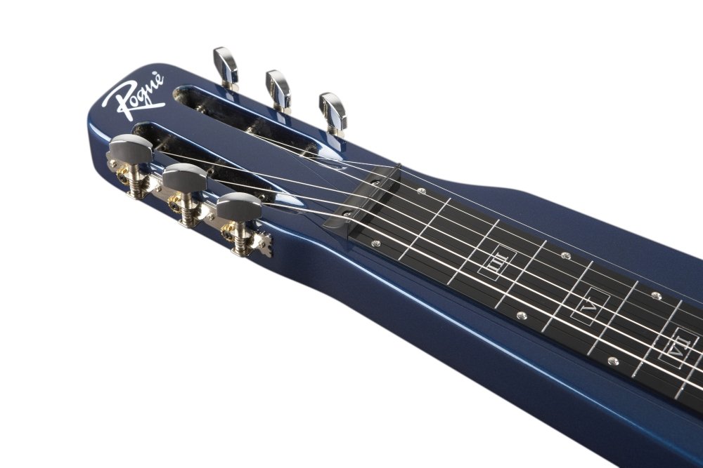 Rogue RLS-1 Lap Steel Guitar with Stand and Gig Bag Metallic Blue