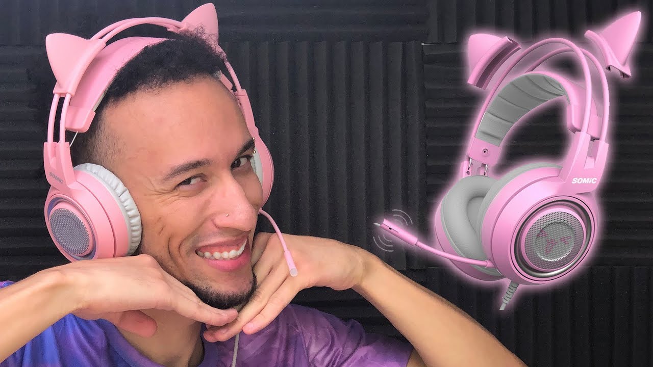 Watch SOMIC G951s Pink Stereo Gaming Headset | Review on Amazon Live