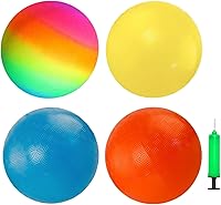 Vista 15 de Playground Ball, 8.5 Inch Kickball for Kids Adults Indoor & Outdoor Dodgeball Handball Four Square Ball Schoolyard Game