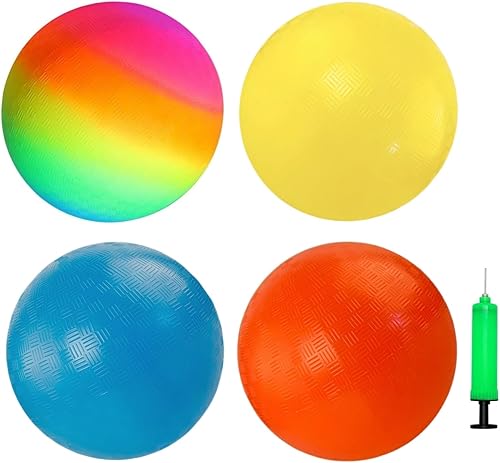 Miniatura 15 de Playground Ball, 8.5 Inch Kickball for Kids Adults Indoor & Outdoor Dodgeball Handball Four Square Ball Schoolyard Game