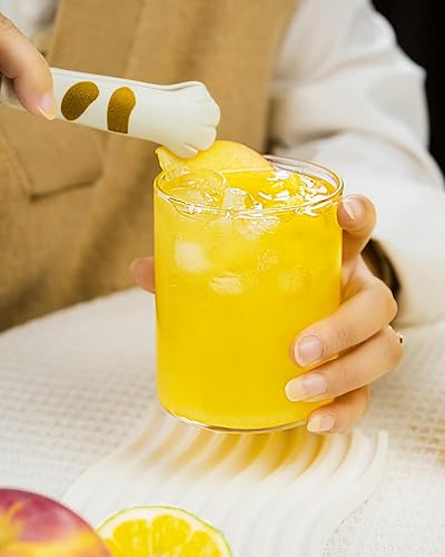 Miniatura 3 de LUXU Vasos para beber de 15 onzas, juego de 2 vasos altos delgados de 19 onzas, elegante cristalería de bar para agua, jugo, cerveza, bebidas y