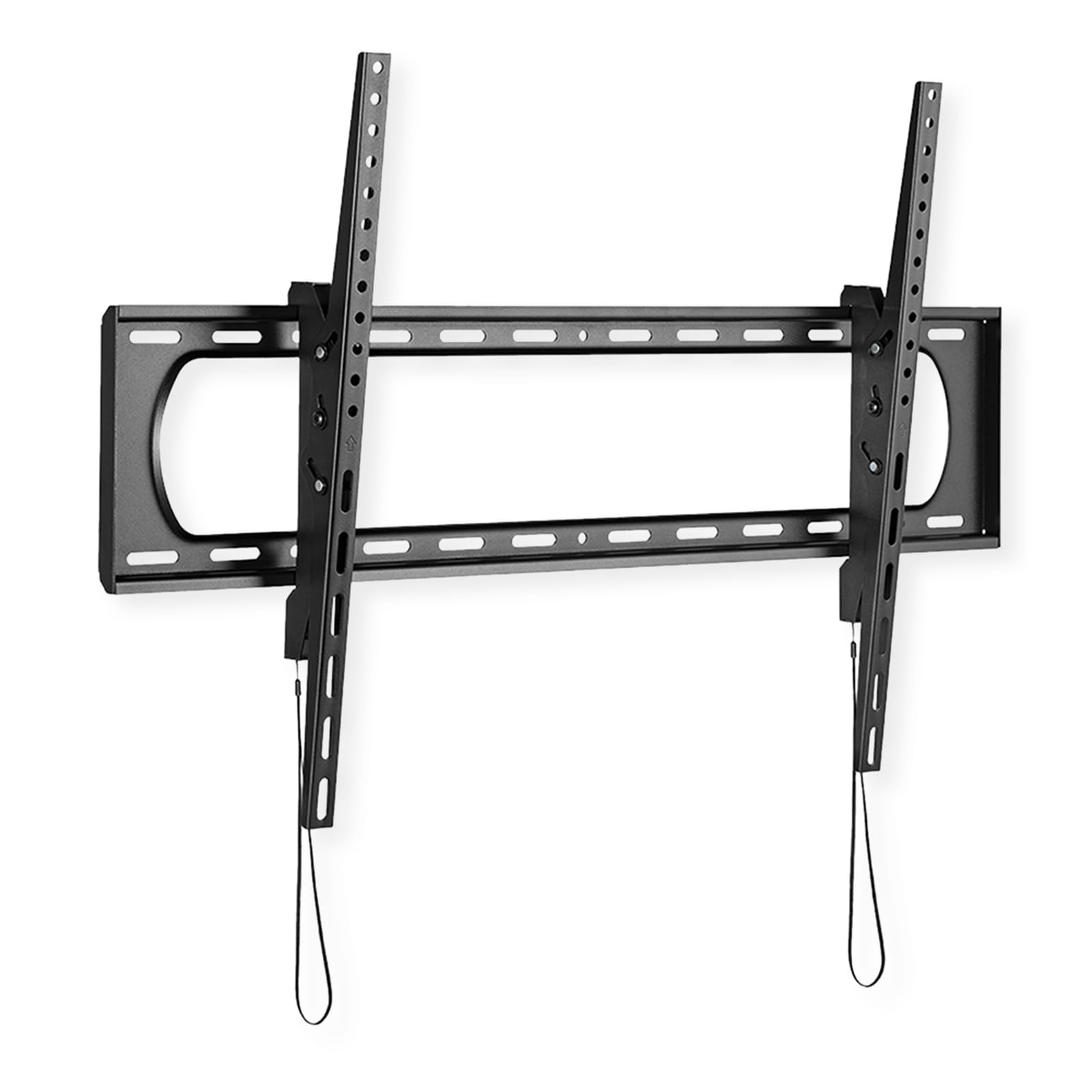 VALUE Supporto da parete per TV, 80 mm, inclinabile, 304,8 cm, 120 kg, nero