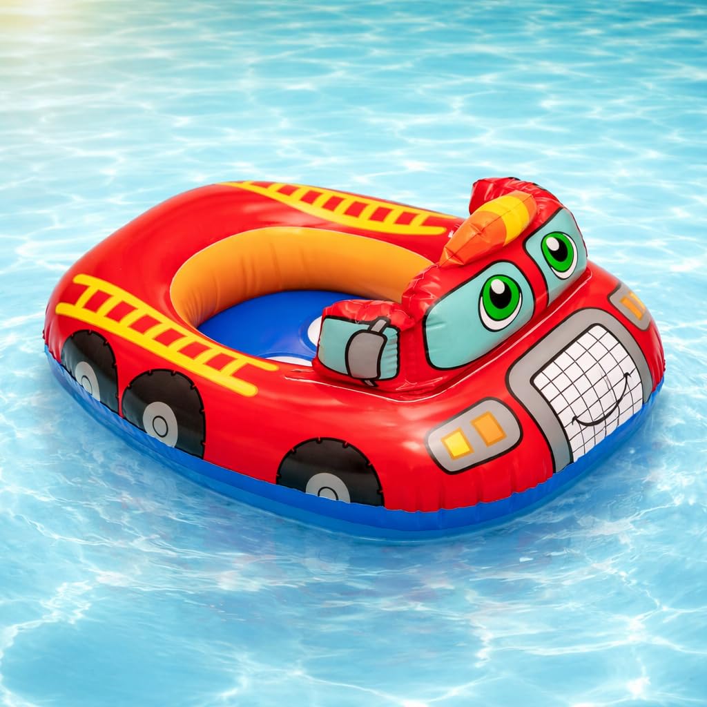 Toy Imagine Baby Pool Float with Canopy & Sunshade, Inflatable Infant Swim Ring for Babies & Toddlers, Kids Swim Float Boat for Pool & Outdoor Water Play, 6–36 Months (71 × 56 cm) — Amazon image 11