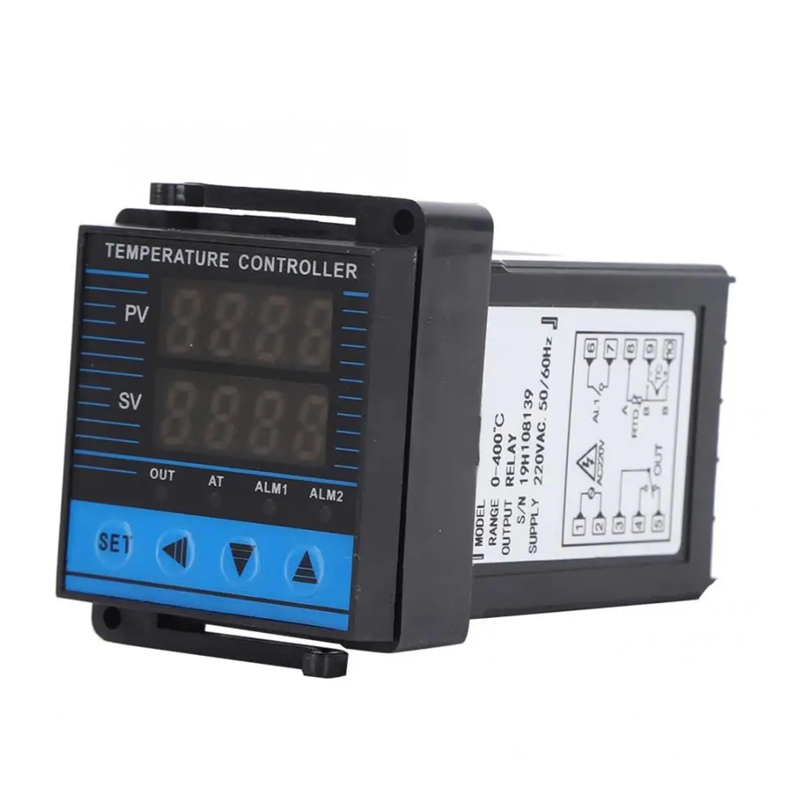 RWRAPS regolatore Temperatura pid XMTG-9411 Regolatore di Temperatura di Controllo Intelligente Uscita relè PID Digitale 0-400 Gradi Celsius AC220V