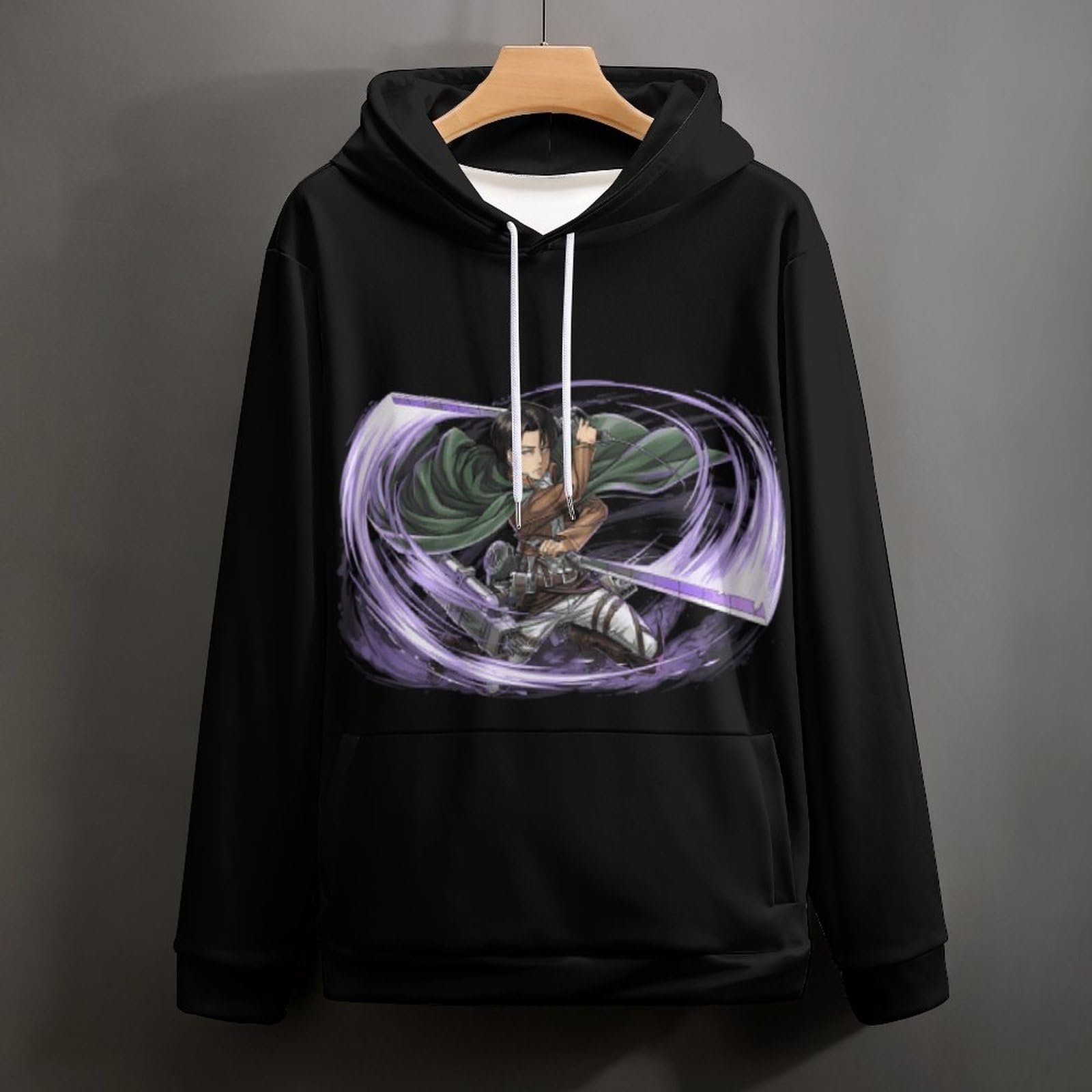 Amazon.co.jp: パーカー 進撃の巨人 リヴァイ フード付き トップス